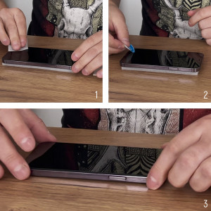 5D Full Glue закален стъклен протектор с пълно покритие WOZINSKY - Samsung Galaxy S23 с черна рамка - Img 10