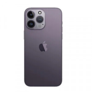 5D Full Glue стъклен протектор за камера - iPhone 15 Pro Max прозрачен - Img 3