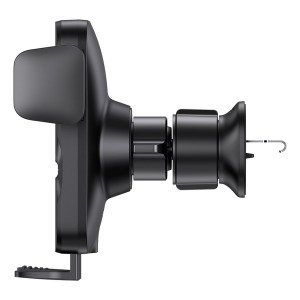 Baseus Wisdom induction charger car phone holder on the grill черен (CGZX000001) - Img 8