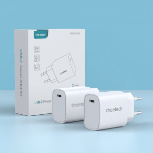 Choetech Q5004*2 PD20W зарядно - iPhone 12 / 13 series бял - Img 5