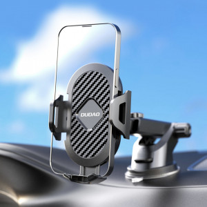 Dudao Telescopic Gravity Car Windshield Mount Holder черен (new F2S черен) - Img 1
