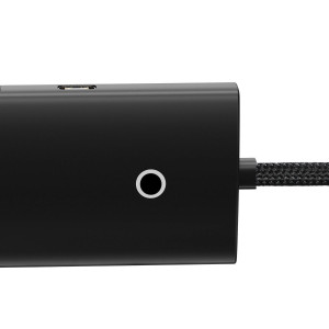 USB хъб BASEUS Lite Series USB Type A към 4x USB Type A 3.0 5Gb / s (WKQX030101) черен - Img 10
