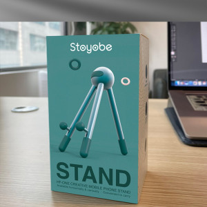 Алуминиева стойка за телефон или таблет Stoyobe Creative HF-ONE розова - Img 11