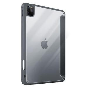 Антибактериален калъф тип книга с място за стилус UNIQ Moven - iPad Pro 12.9" (5th gen 2021) / Pro 12.9" (6th gen 2022) charcoal gray - Img 4