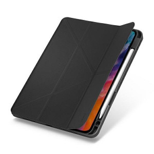 Антибактериален калъф тип книга с място за стилус UNIQ Transforma Rigor - iPad Air 10.9 (2020) / (5th gen 2022) сив - Img 1