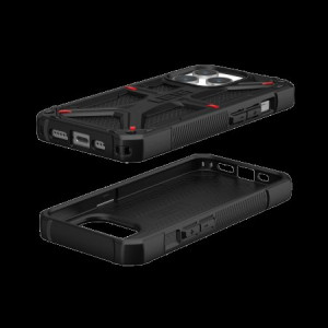 Армиран гръб UAG Monarch - iPhone 15 Pro черен кевлар - Img 4