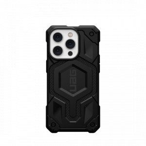 Армиран гръб UAG Monarch MagSafe - iPhone 14 Pro черен кевлар - Img 2
