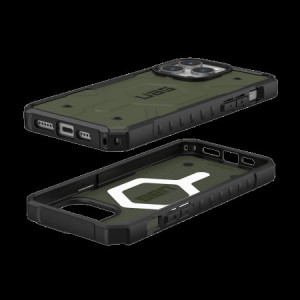 Армиран гръб UAG Pathfinder MagSafe - iPhone 15 Pro Max olive - Img 4