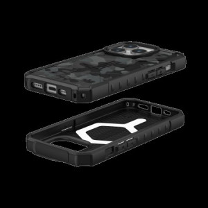 Армиран гръб UAG Pathfinder MagSafe - iPhone 15 Pro Midnight Camo - Img 4