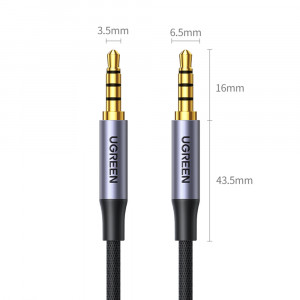 Аудио кабел UGREEN жак 3.5mm 3m черен (AV183) - Img 9