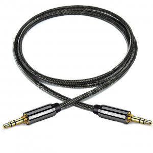 Аудио кабел WOZINSKY жак 3.5mm 3 m черен - Img 4