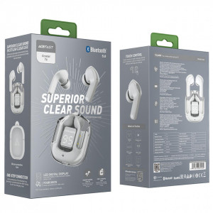 Безжични bluetooth слушалки ACEFAST T6 TWS сив - Img 5