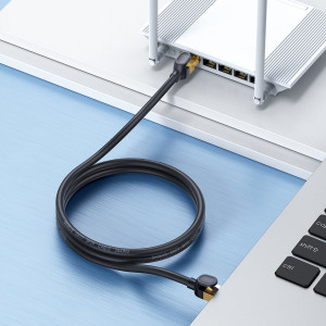 Бърз интернет кабел BASEUS cat.7 RJ45 10Gb/s 30m черен (WKJS011001) - Img 11