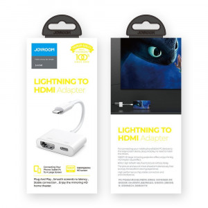 Видео адаптер JOYROOM Lightning към digital HDMI / Lightning FullHD, 1080p, 60Hz (S-H141) бял - Img 5