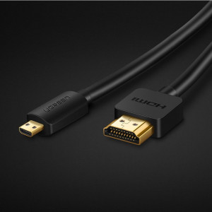 Видео кабел UGREEN HDMI към Micro HDMI 19 pin 2.0v 4K 60Hz 30AWG 1.5m черен (30102) - Img 10