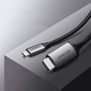 Видео кабел UGREEN HDMI към USB Type C 4K 60 Hz 1.5 m черен / сив (MM142 50570) - Img 10
