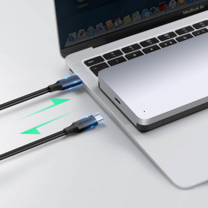 Външна адаптерна кутия Ugreen за HDD SSD 2.5'' SATA 3.0 6Gbps + кабел USB Type A / USB Type C 0.5m (CM300) сива - Img 6
