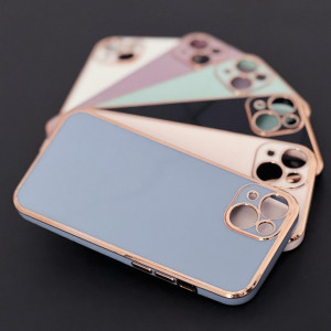 Гел гръб с рамка Lighting Color - iPhone 12 Pro Max лилав - Img 5
