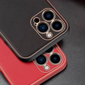 Гръб от еко кожа DUX DUCIS Yolo - iPhone 13 Pro червен - Img 20