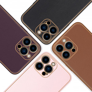 Гръб от еко кожа DUX DUCIS Yolo - iPhone 14 Pro кафяв - Img 14