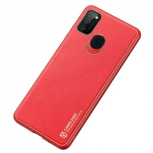 Гръб от еко кожа DUX DUCIS Yolo - Samsung Galaxy M30s червен - Img 4