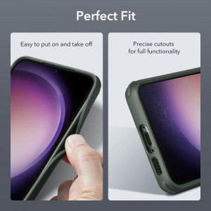 Гръб със стойка ESR Classic Kickstand - Samsung Galaxy S23+ прозрачен / зелен - Img 8
