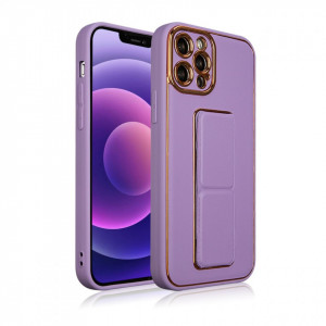 Гръб със стойка New Kickstand - iPhone 13 лилав - Img 2