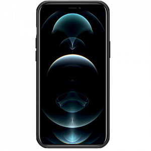 Гръб със стойка NILLKIN Super Frosted Shield - iPhone 13 Pro Max черен - Img 2