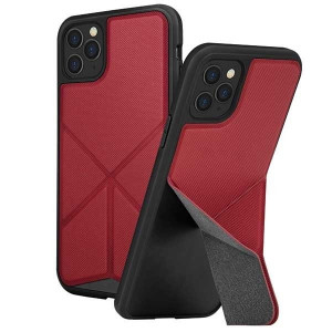 Гръб със стойка UNIQ Transforma - iPhone 11 Pro червен - Img 2
