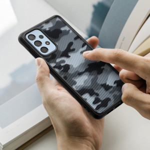 Гръб с гел рамка RINGKE Fusion Matte - Samsung Galaxy A73 5G черен - Img 3