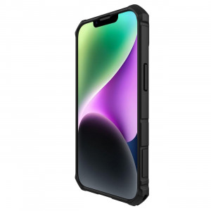 Гръб с подвижно покритие за камерата и ринг държач NILLKIN CamShield Armor Pro - iPhone 14 Plus черен - Img 4