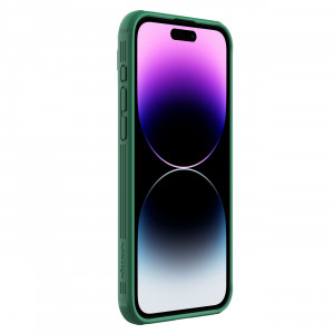 Гръб с подвижно покритие за камерата NILLKIN CamShield Pro с вграден магнит - iPhone 15 Pro Max зелен - Img 4