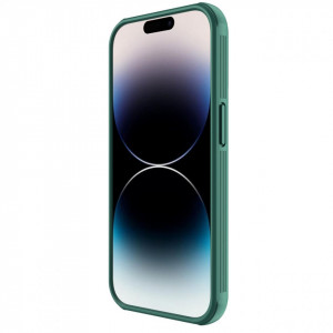 Гръб с подвижно покритие за камерата NILLKIN CamShield Pro - iPhone 14 Pro Max тъмнозелен - Img 9