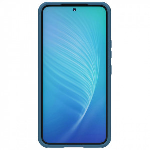 Гръб с подвижно покритие за камерата NILLKIN CamShield Pro - Samsung Galaxy S22+ син - Img 2