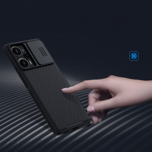 Гръб с подвижно покритие за камерата NILLKIN CamShield Pro - Xiaomi Poco F5 / Redmi Note 12 Turbo черен - Img 10