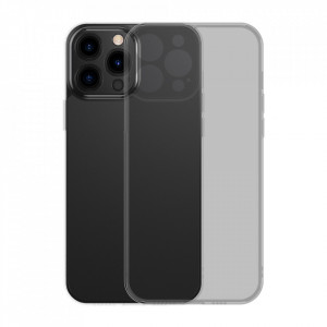 Гръб BASEUS Frosted Glass - iPhone 13 Pro черен - Img 1