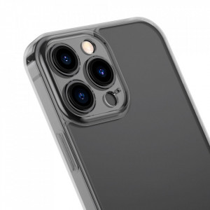 Гръб BASEUS Frosted Glass - iPhone 13 Pro черен - Img 7