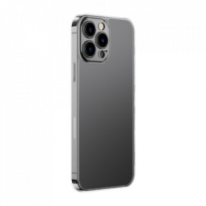 Гръб BASEUS Frosted Glass - iPhone 13 Pro Max прозрачен - Img 2