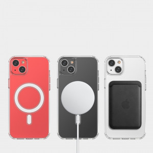 Гръб Clear Magnetic MagSafe - iPhone 14 Plus прозрачен - Img 9