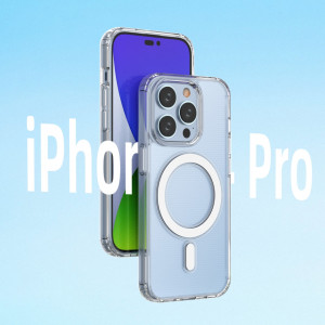 Гръб Clear Magnetic MagSafe - iPhone 14 Pro прозрачен - Img 6