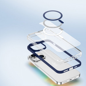 Гръб DUX DUCIS Clin2 MagSafe - iPhone 14 Plus син - Img 8