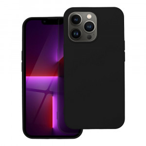 Гръб FORCELL Silicone Lite - iPhone 13 Pro черен - Img 1