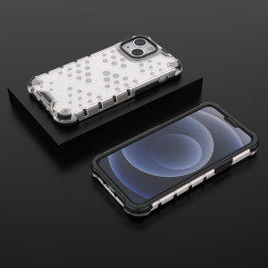 Гръб Honeycomb Armor със силиконов бъмпер - iPhone 13 mini прозрачен - Img 13
