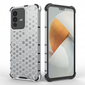 Гръб Honeycomb Armor със силиконов бъмпер - Vivo V23 5G черен - Img 9
