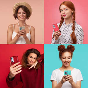 Гръб Jelly Mercury - Samsung Galaxy A12 златист - Img 2