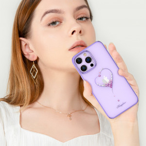Гръб KINGXBAR Wish - iPhone 14 Plus лилав - Img 2