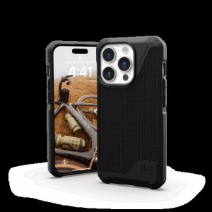 Гръб UAG Metropolis LT MagSafe - iPhone 15 Pro черен кевлар - Img 3