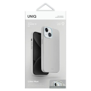 Гръб UNIQ Lino Hue Magclick - iPhone 15 light chalk gray - Img 6