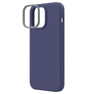 Гръб UNIQ Lino - iPhone 14 Pro Max лилава смокиня - Img 3