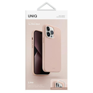 Гръб UNIQ Lino - iPhone 14 Pro Max розов - Img 7